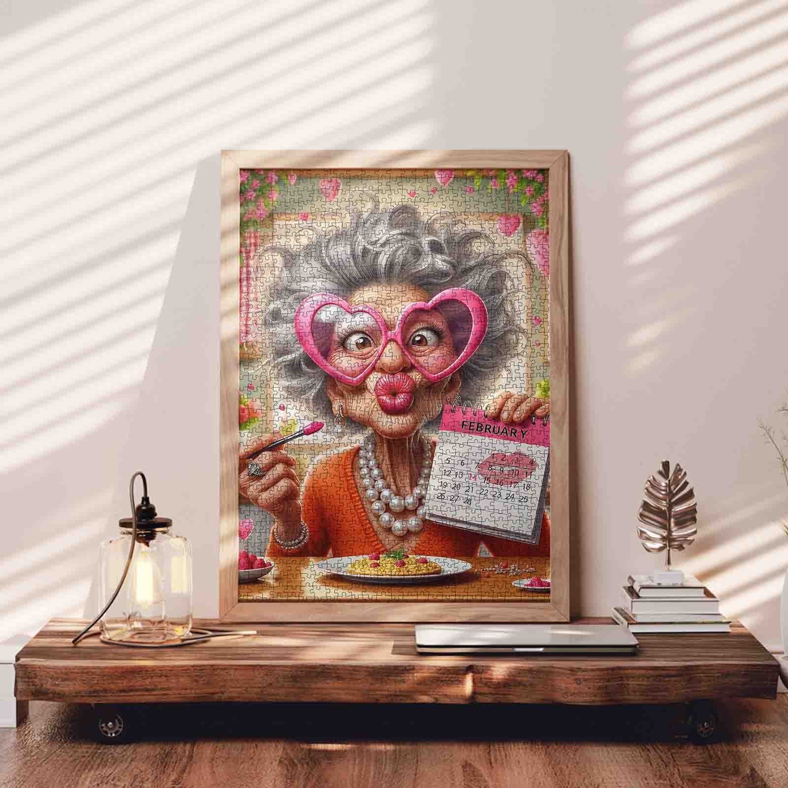 tucocoo-playful-february-love-granny-puzzle-1000-teile-lustig image 3