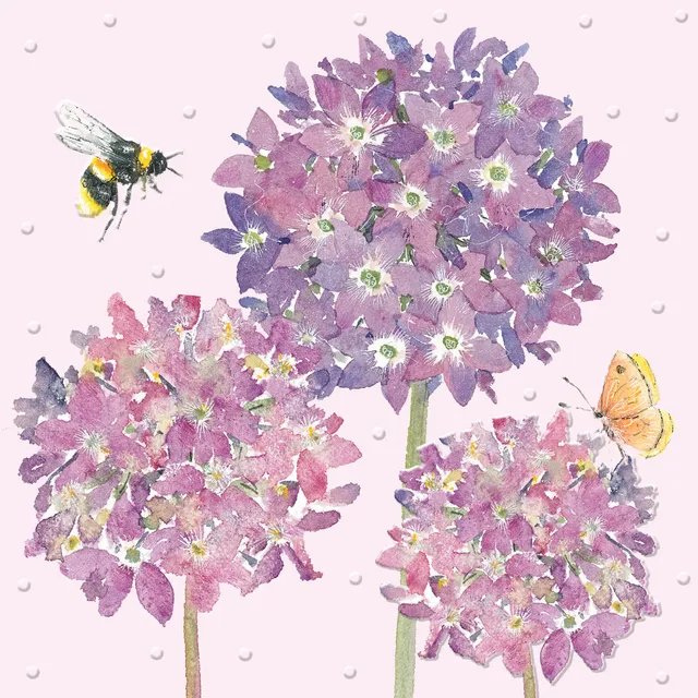 otter-house-beautiful-blooms-alliums-gru-karte-biene image 1