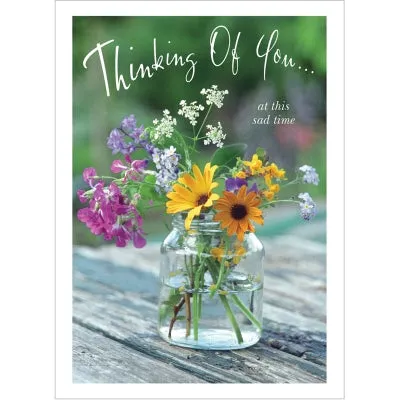 otter-house-thinking-of-you-jar-wild-flowers-gru-karte-blumen image 1