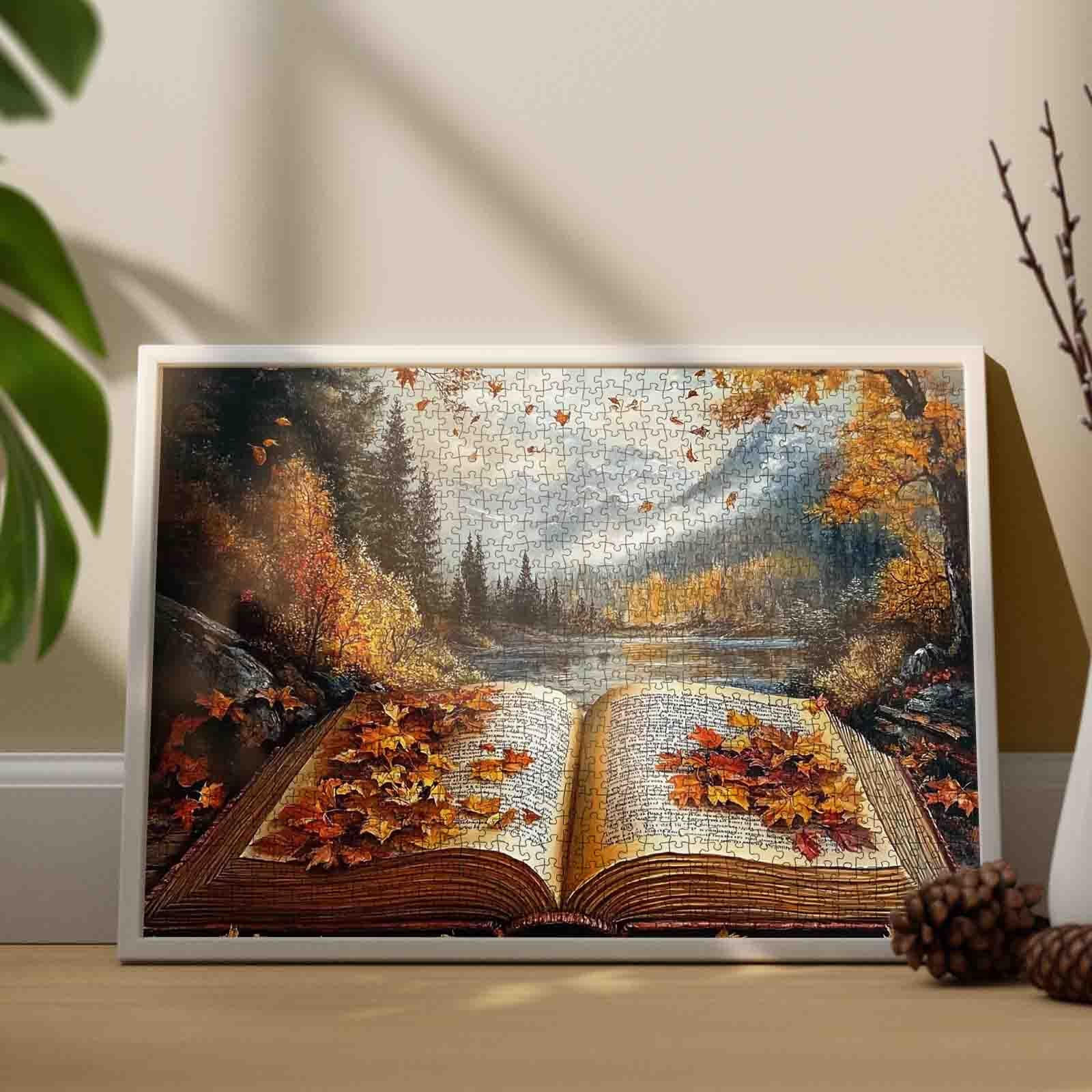 tucocoo-autumn-tale-book-puzzle-1000-teile-herbst-wald image 3