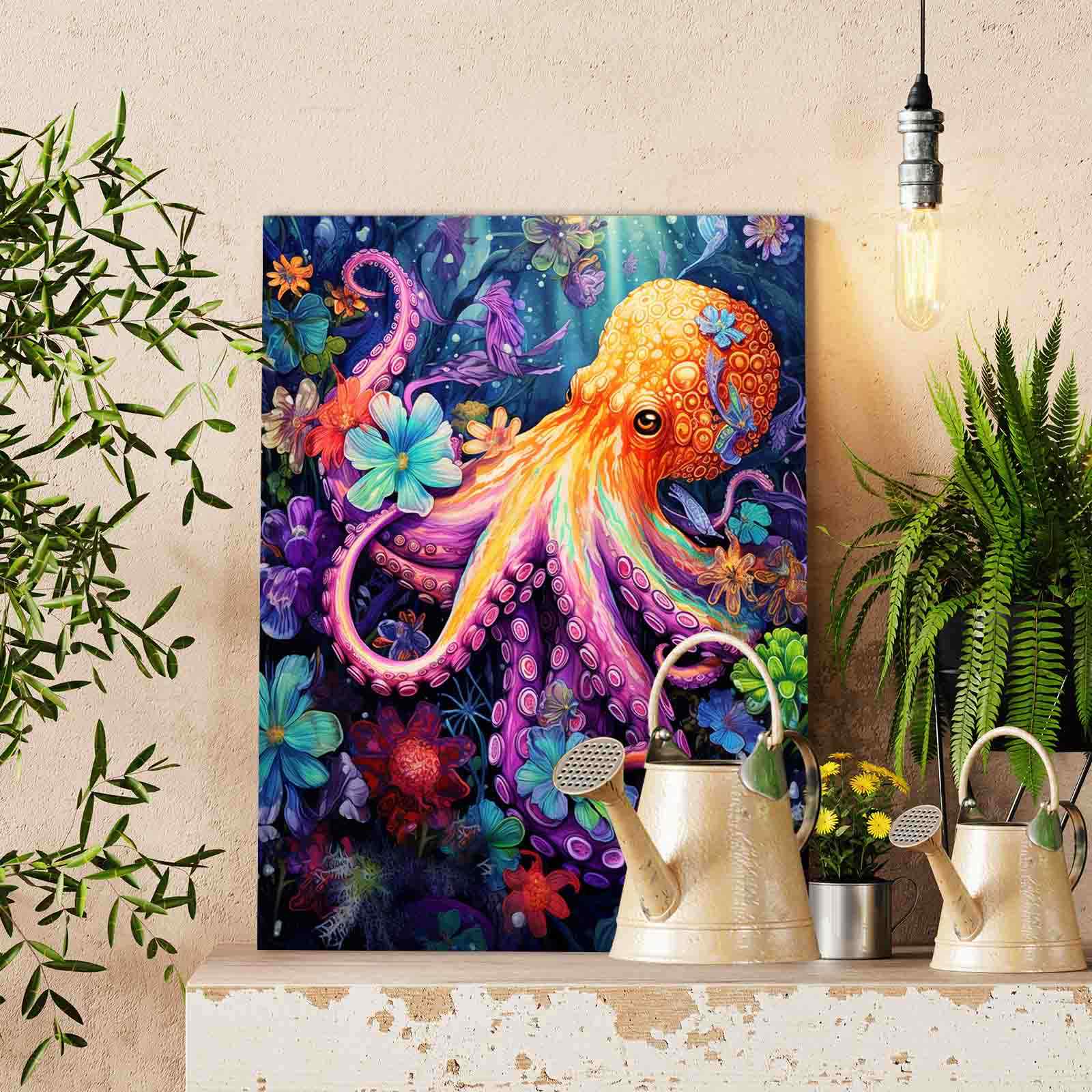 tucocoo-paint-by-numbers-fancy-octopus-malen-nach-zahlen-40x50 image 2