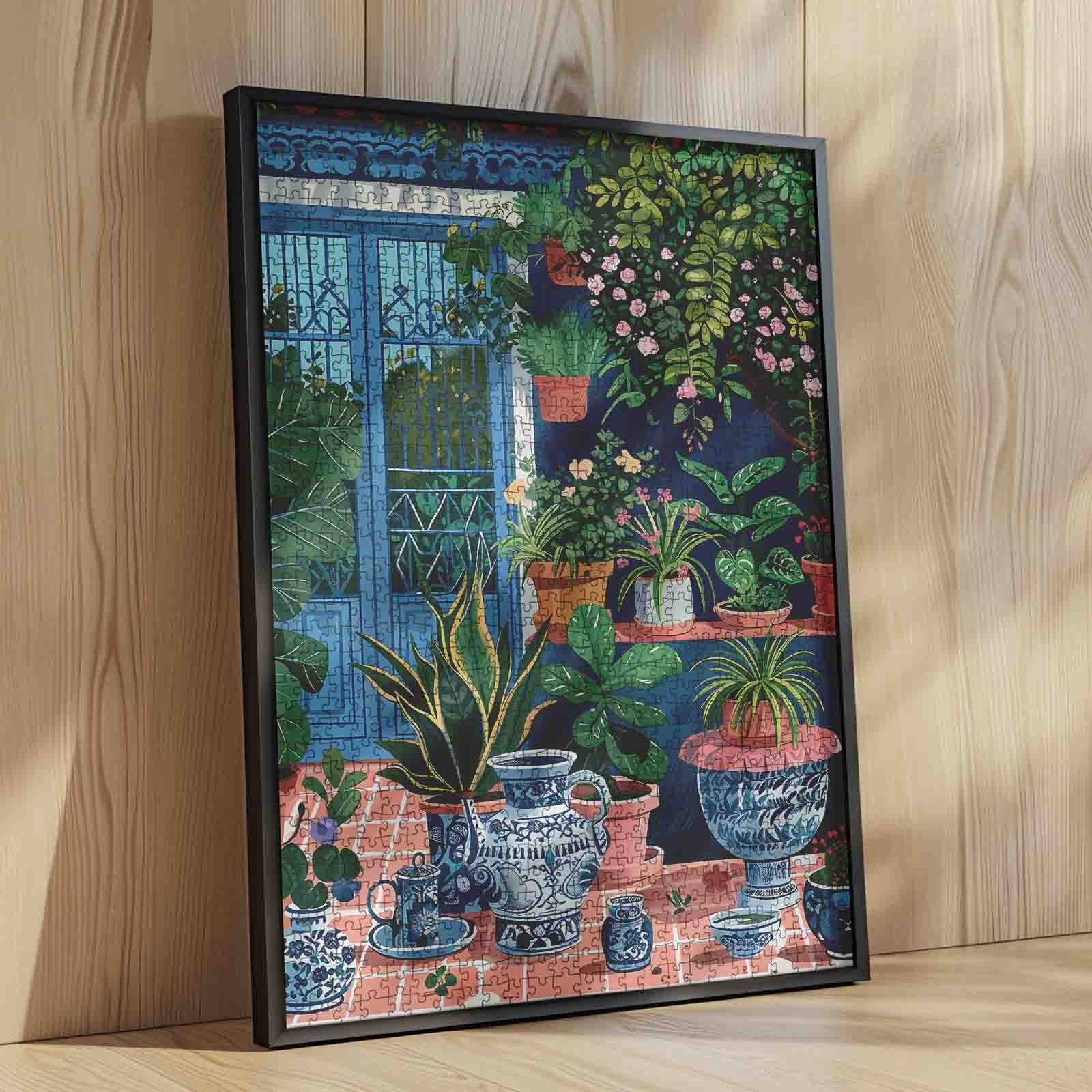 tucocoo-jigsaw-gartenterrasse-puzzle-1000-teile-blumen image 4