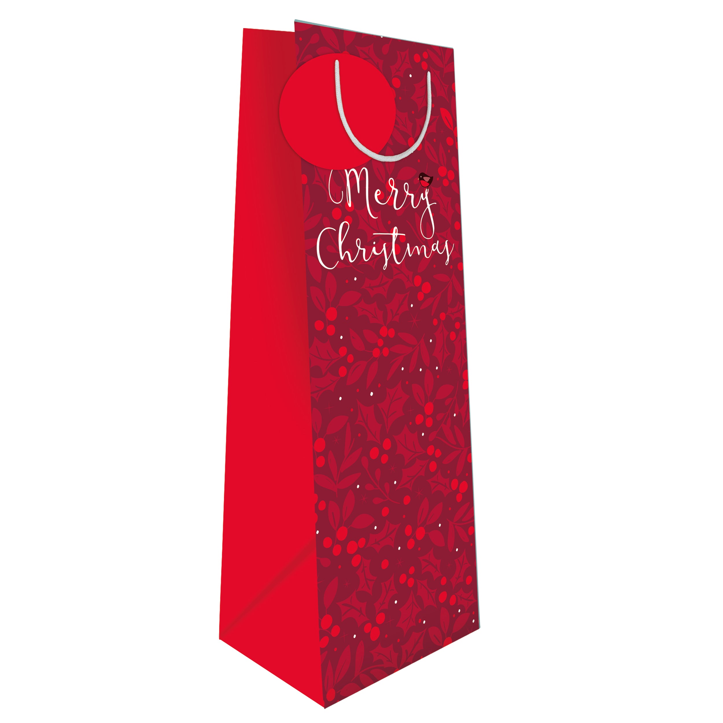 otter-house-xmas-flaschentasche-holly-rotkehlchen-weihnachten image 1