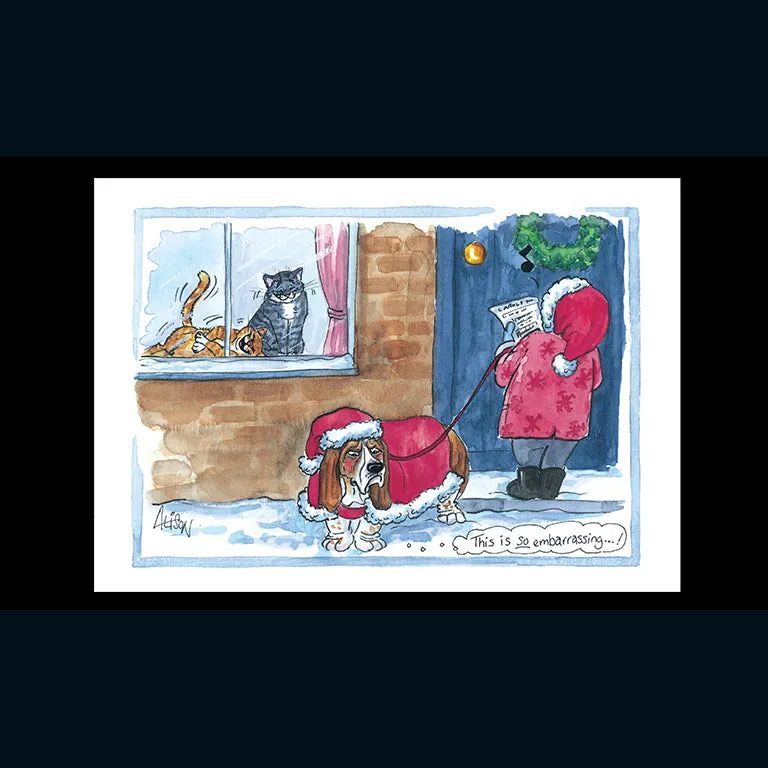 otter-house-christmas-alisons-animals-weihnachtskarte-hund-katze-lustig image 1