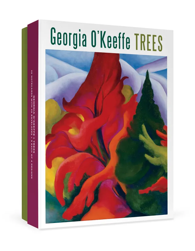 pomegranate-o-keeffe-trees-briefkarten-set-20-karten-box image 1