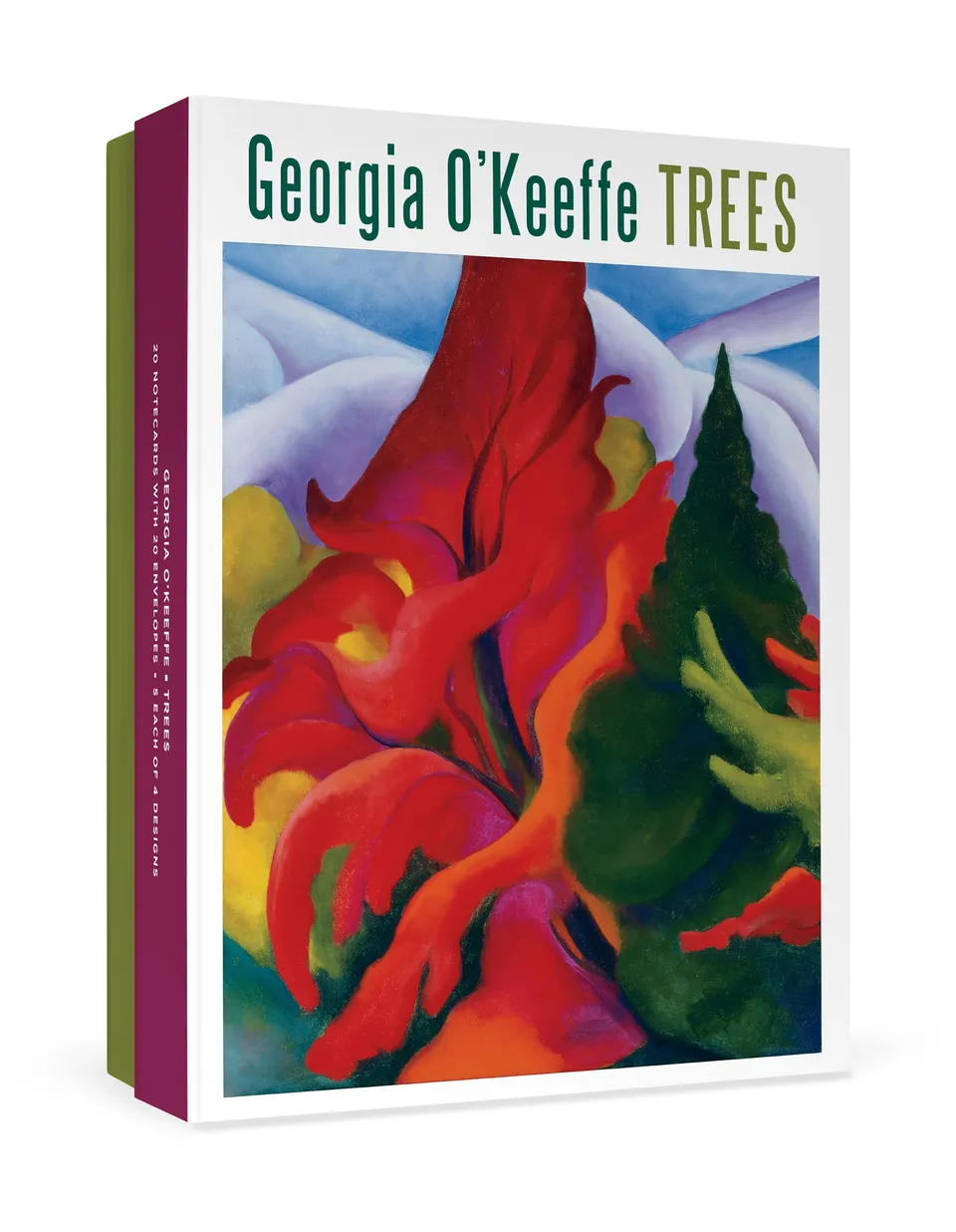 pomegranate-o-keeffe-trees-briefkarten-set-20-karten-box image 1