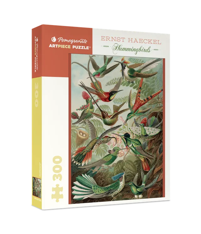 pomegranate-ernst-haeckel-kolibris-puzzle-300-teile-v-gel image 1