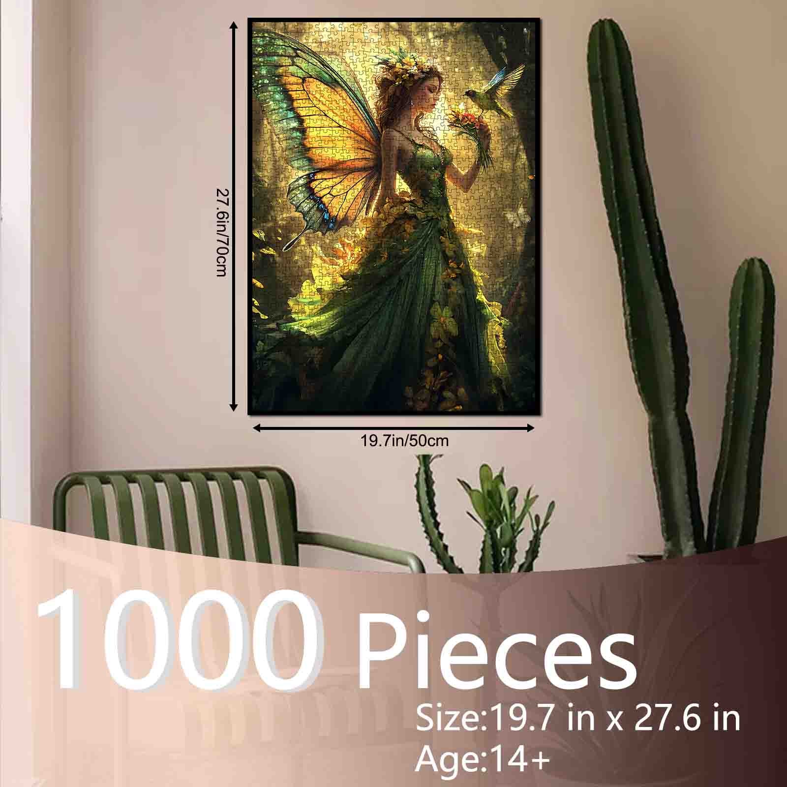 tucocoo-jigsaw-puzzles-butterfly-fairy-puzzle-1000-teile-fee image 5