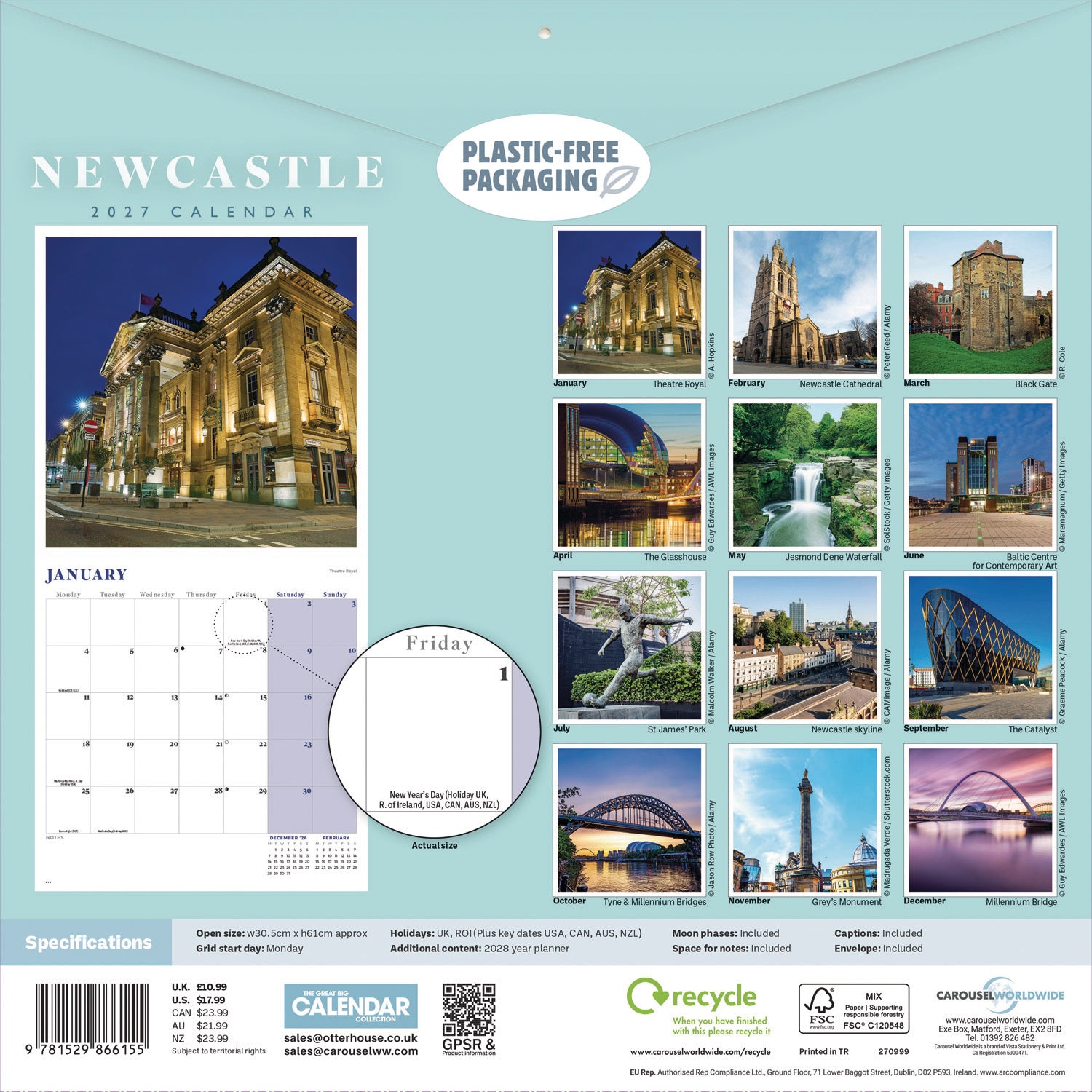 otter-house-newcastle-wandkalender-2027-region image 2
