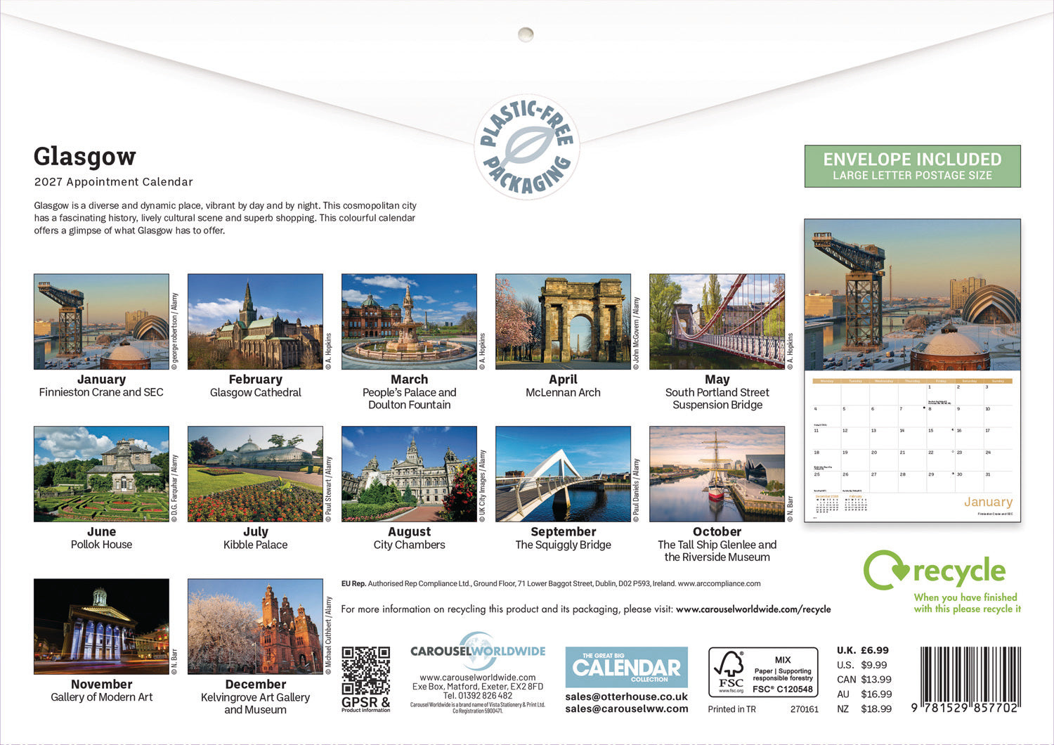 otter-house-glasgow-a4-kalender-2027-stadt-regionalkalender image 2