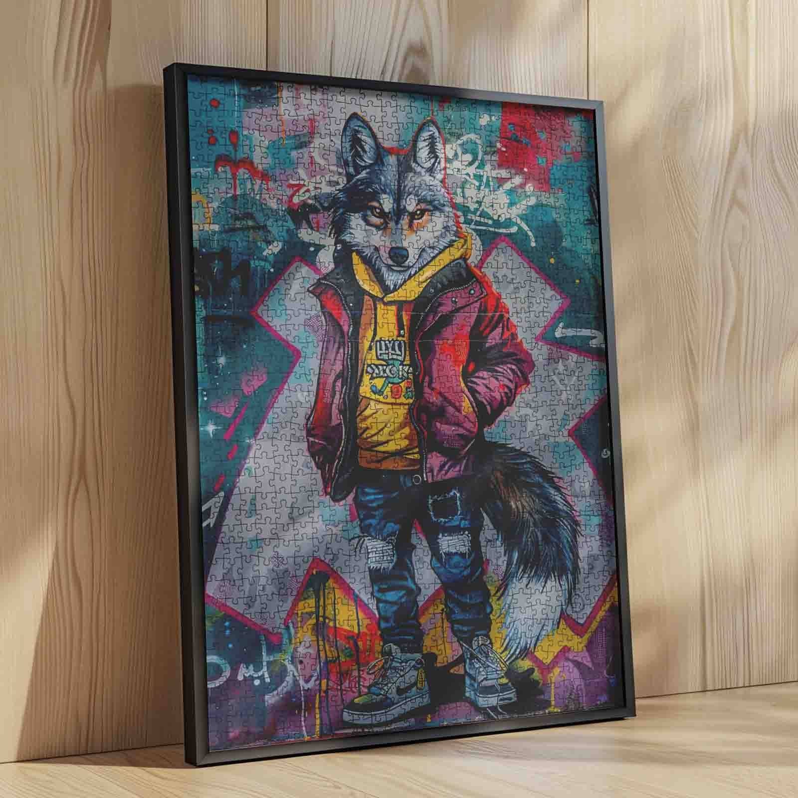 tucocoo-jigsaw-puzzles-graffiti-wolf-puzzle-1000-teile image 4