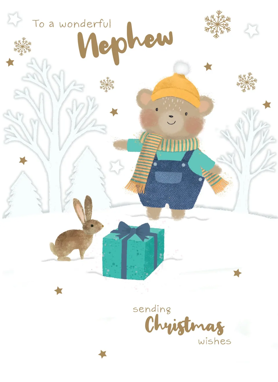 otter-house-christmas-weihnachtskarte-neffe-einzeln image 1