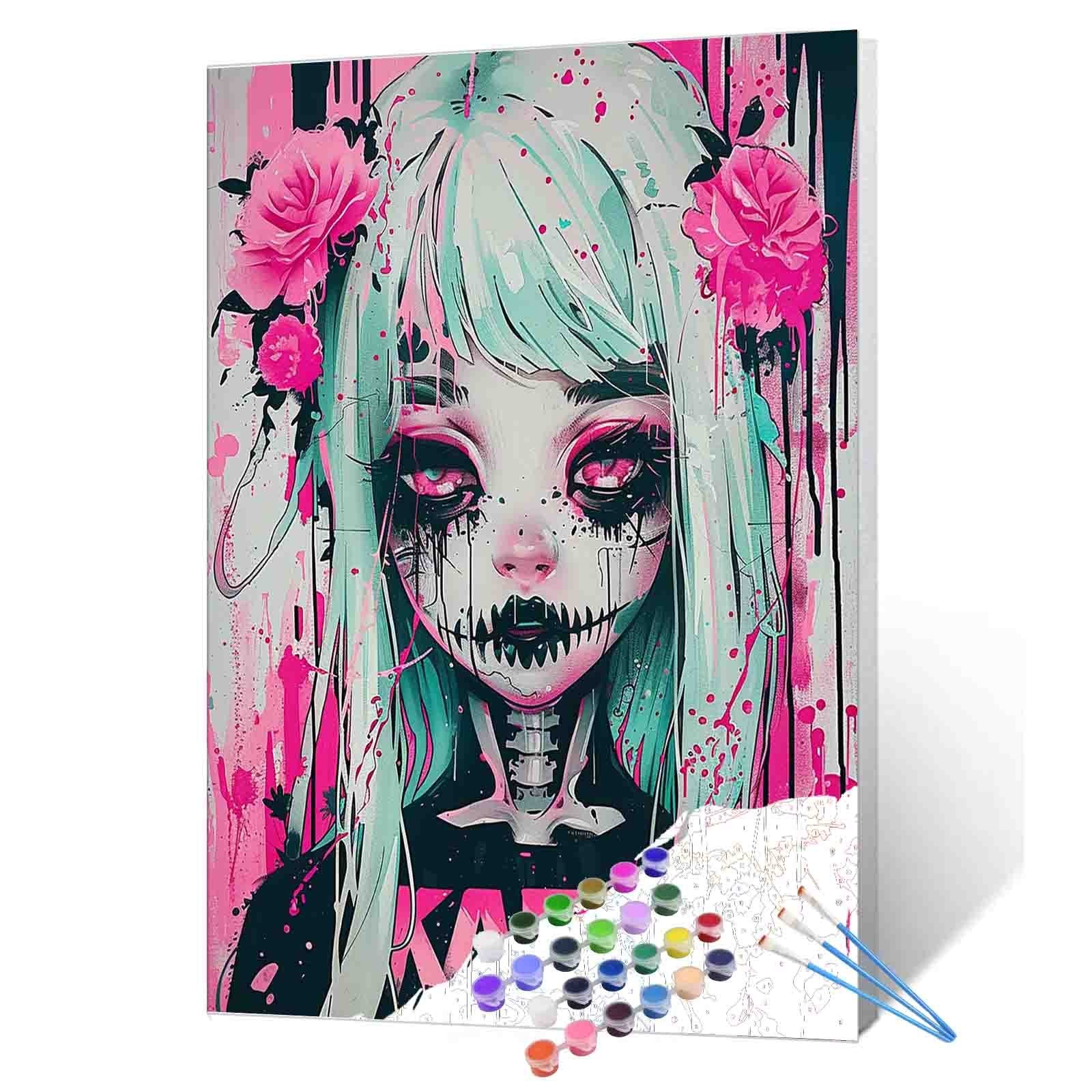 tucocoo-paint-by-numbers-broken-soul-girl-malen-nach-zahlen-40x50 image 1