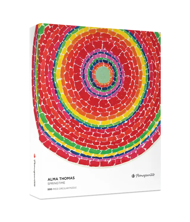 pomegranate-alma-thomas-springtime-puzzle-rund-500-teile image 1