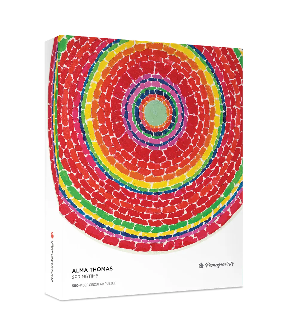 pomegranate-alma-thomas-springtime-puzzle-rund-500-teile image 1