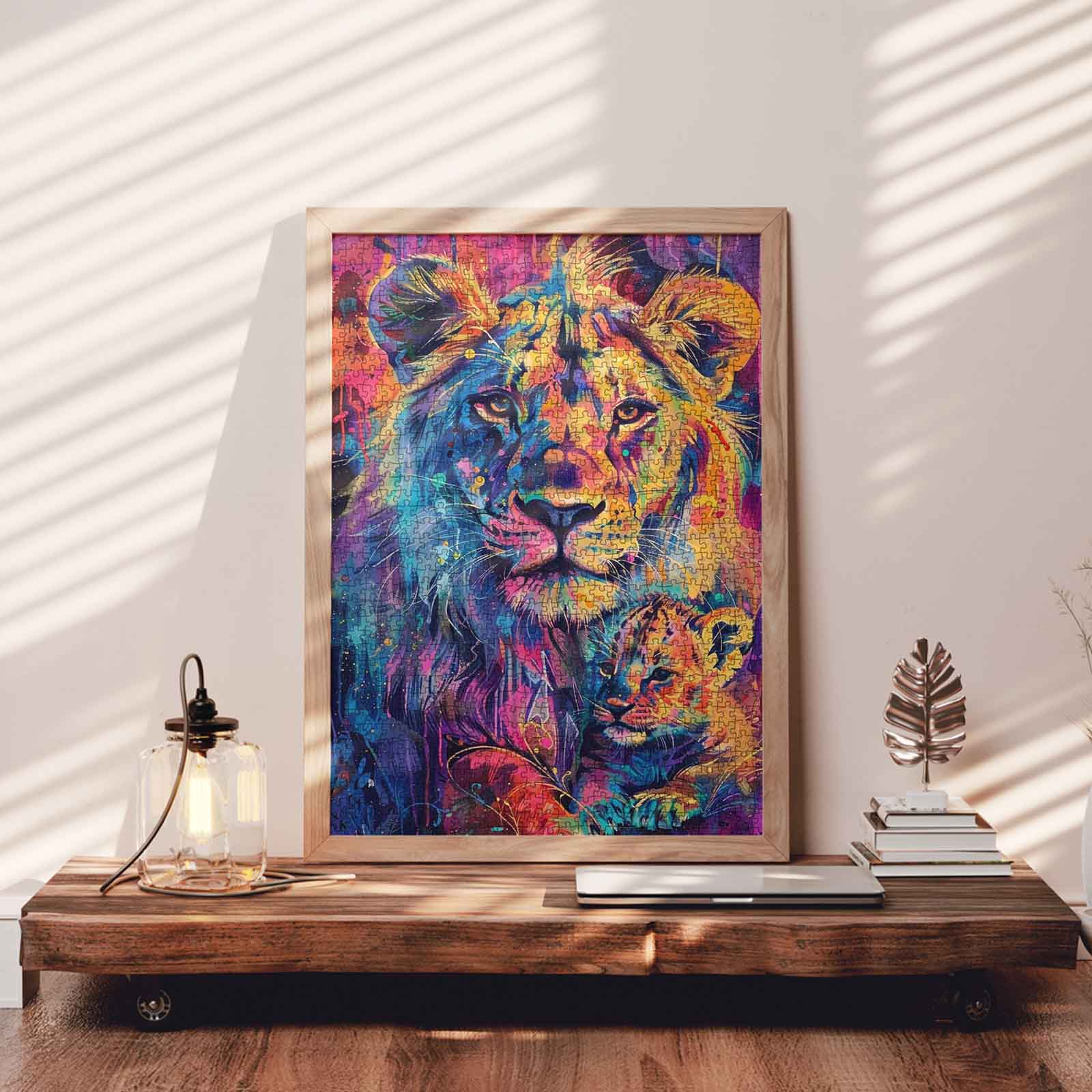 tucocoo-vibrant-lion-and-cub-puzzle-1000-teile-l-we image 3