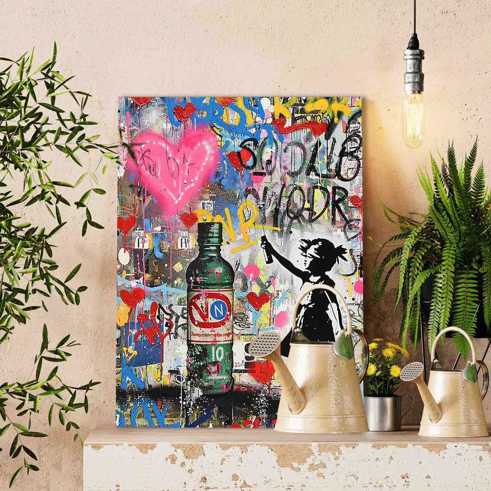 tucocoo-paint-by-numbers-graffiti-girl-malen-nach-zahlen-40x50-ohne-rahmen image 2