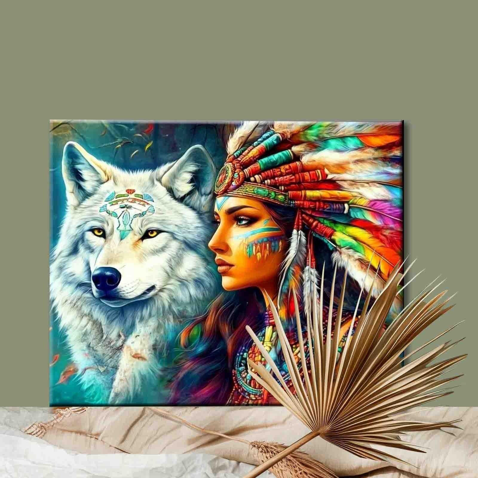 tucocoo-paint-by-numbers-spirit-of-the-wolf-malen-nach-zahlen-40x50 image 2