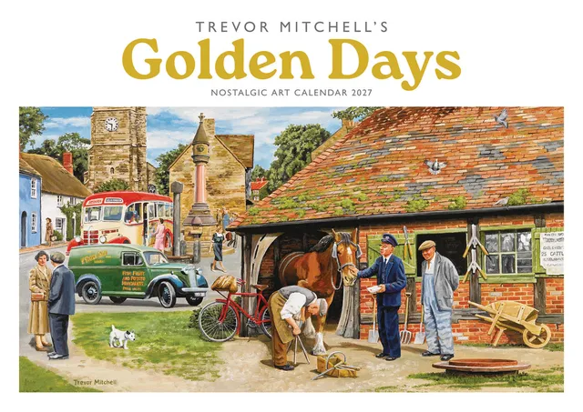otter-house-golden-days-trevor-mitchell-a4-kalender-2027 image 1