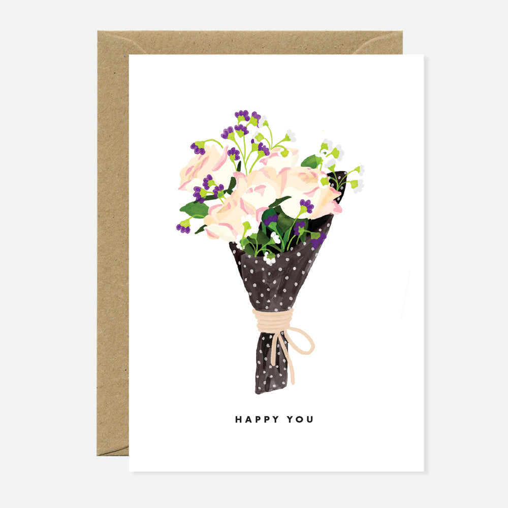 all-the-ways-to-say-roses-bouquet-grusskarte-blumen-a6 image 1