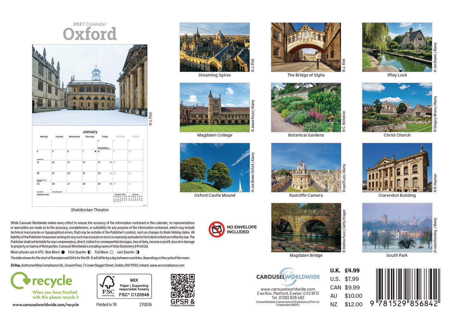 otter-house-oxford-a5-kalender-2027-stadtmotive image 2