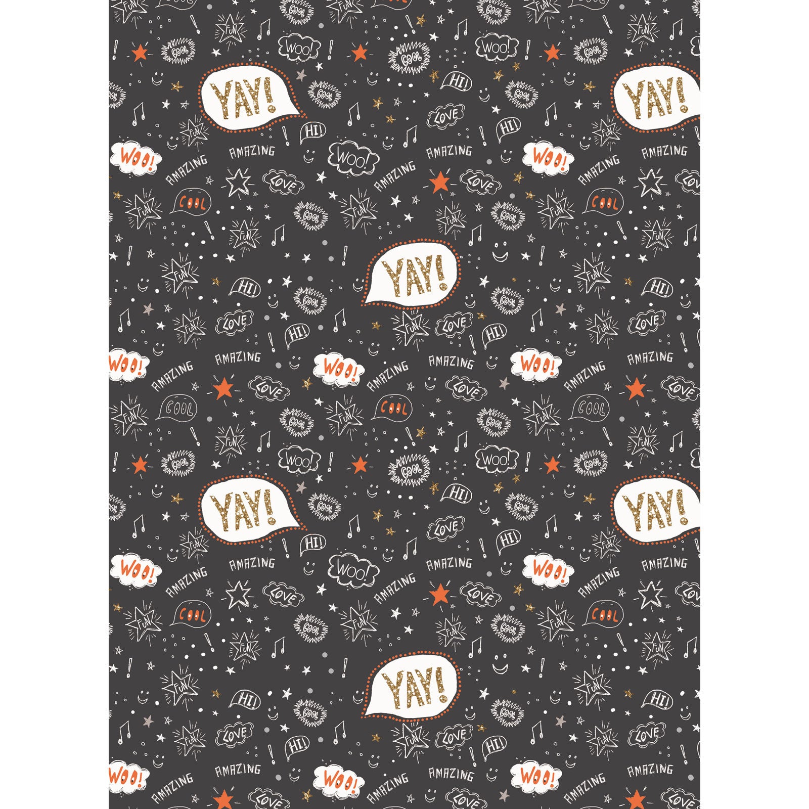 otter-house-black-graffiti-geschenkpapier-2-b-gen-mit-tags image 2