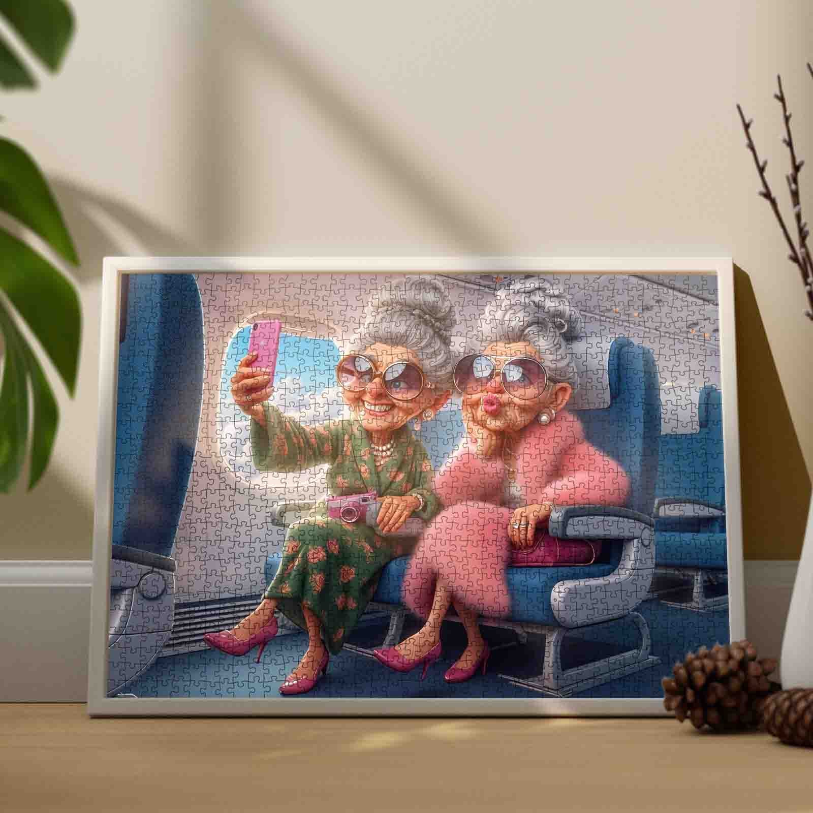 tucocoo-glamorous-grandmas-selfie-puzzle-1000-teile-humor image 3