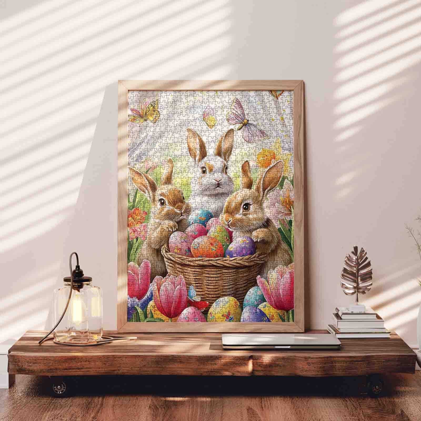 tucocoo-springtime-bunnies-puzzle-1000-teile-hasen image 3