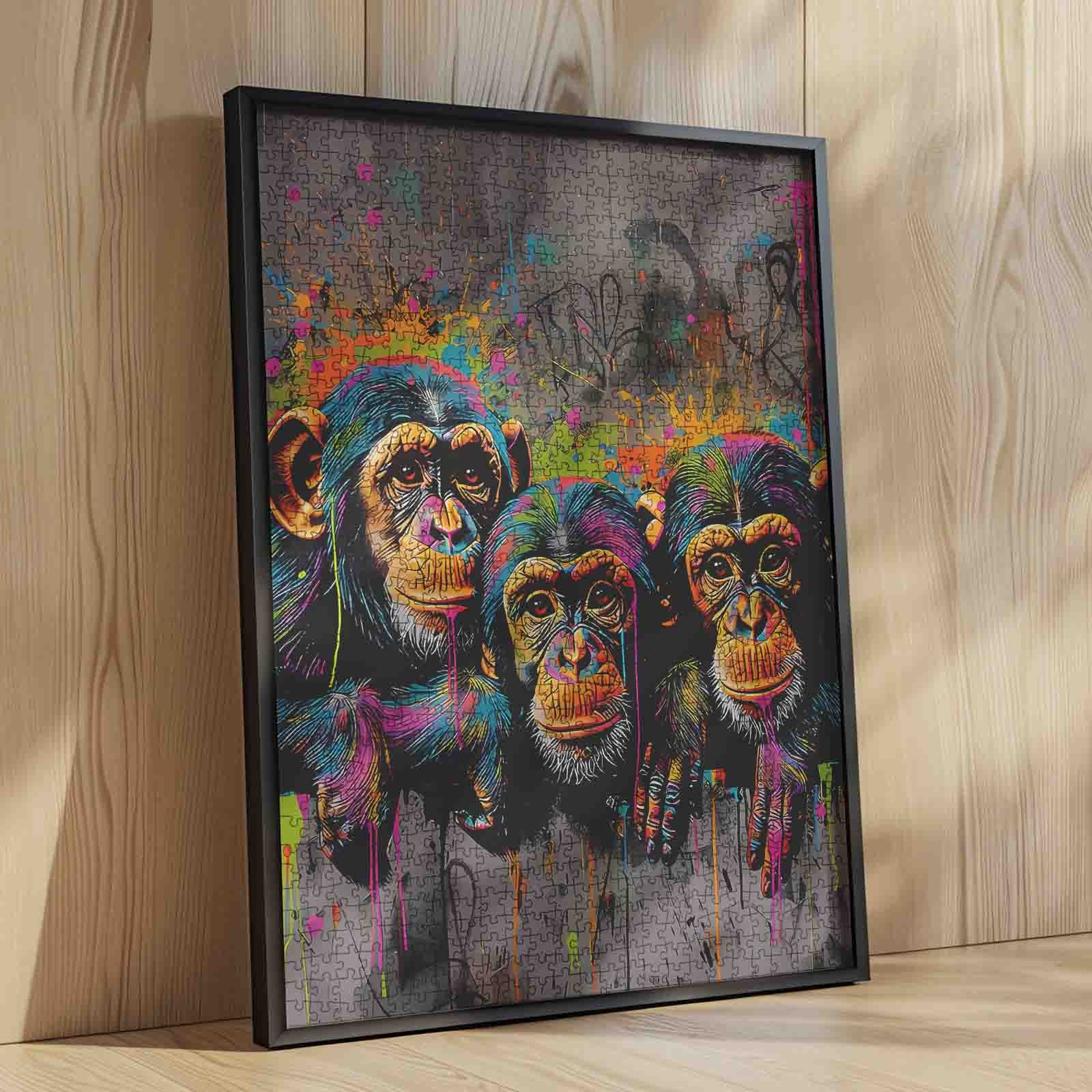 tucocoo-color-splash-monkeys-puzzle-1000-teile-graffiti image 4