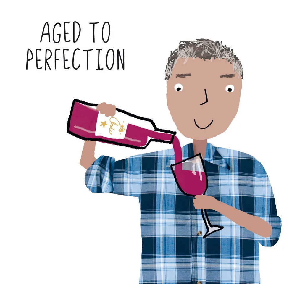 otter-house-man-oh-man-aged-to-perfection-gru-karte-m-nner image 1