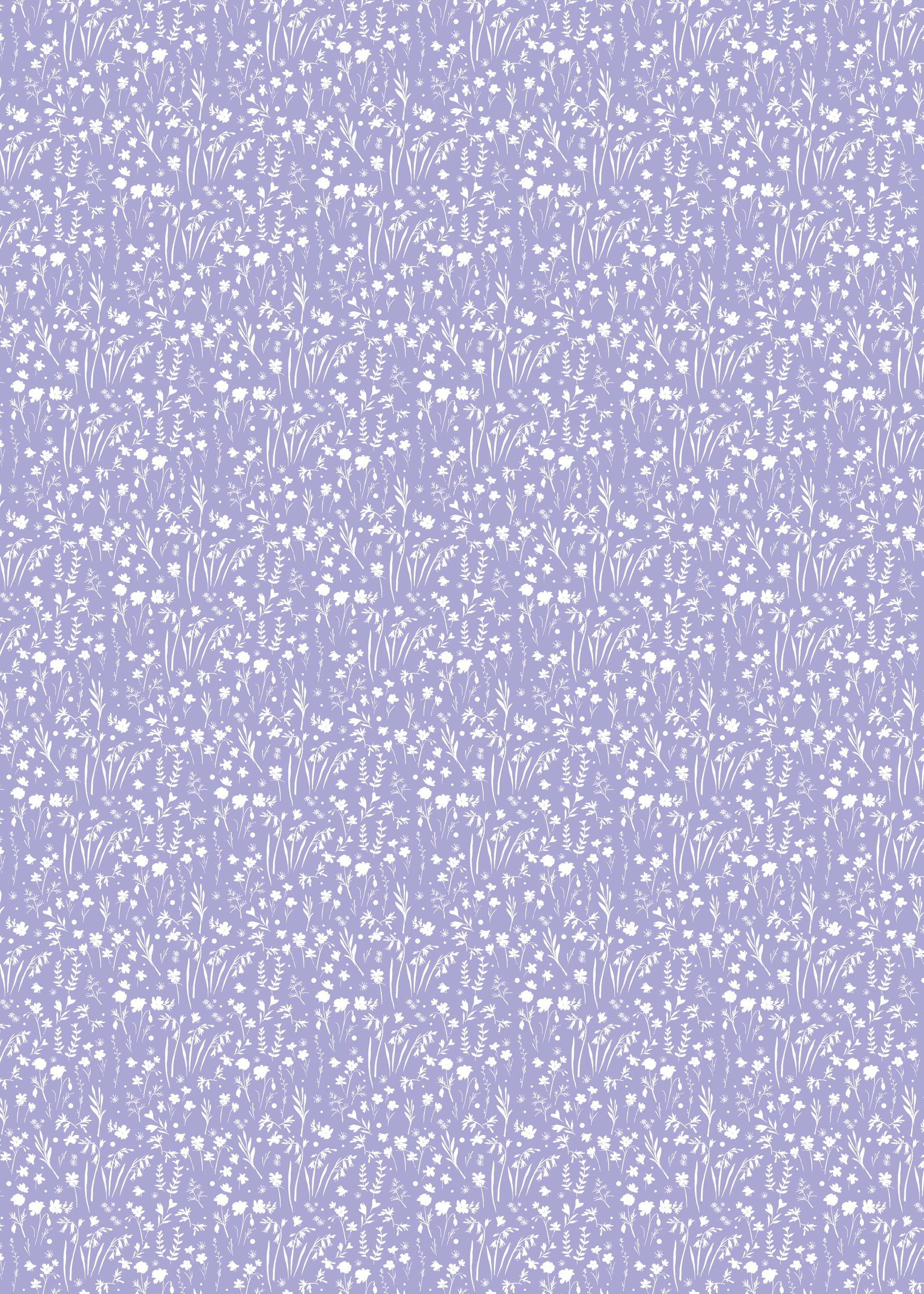 otter-house-lilac-ditsy-seidenpapier-3-bogen-floral image 1