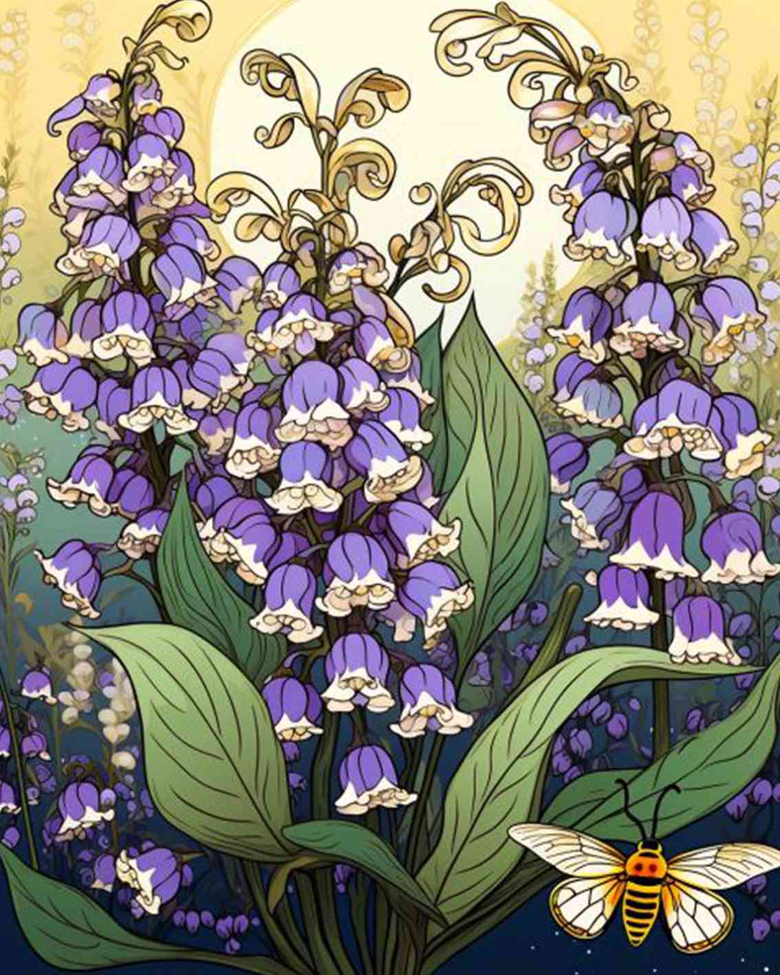 tucocoo-elegant-flower-bouquet-malen-nach-zahlen-40x50-cm image 2
