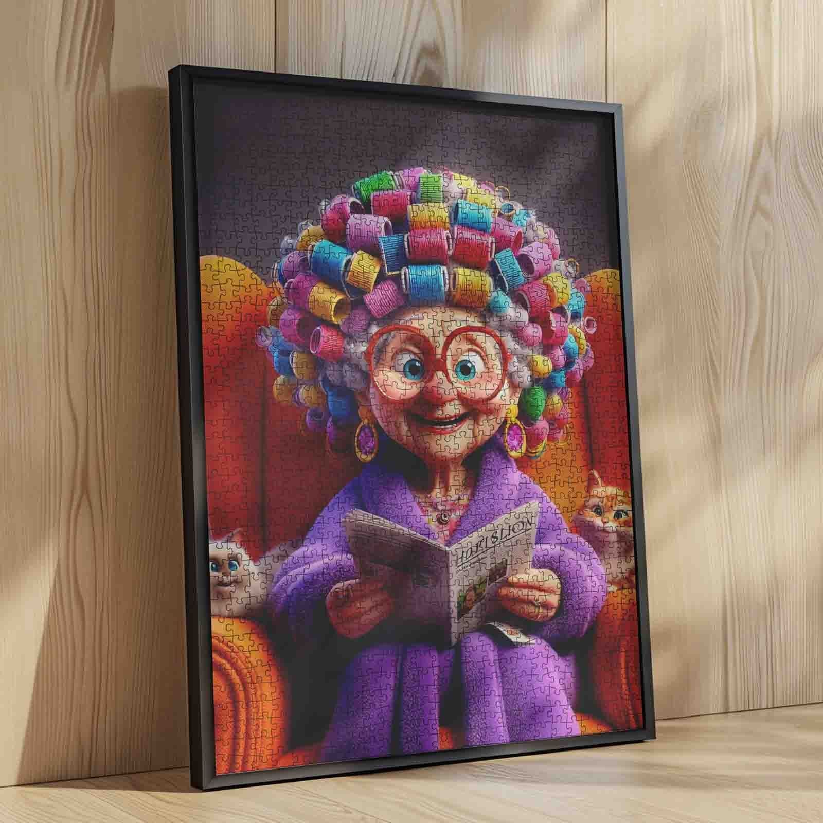 tucocoo-colorful-curlers-grandma-puzzle-1000-teile-oma image 4