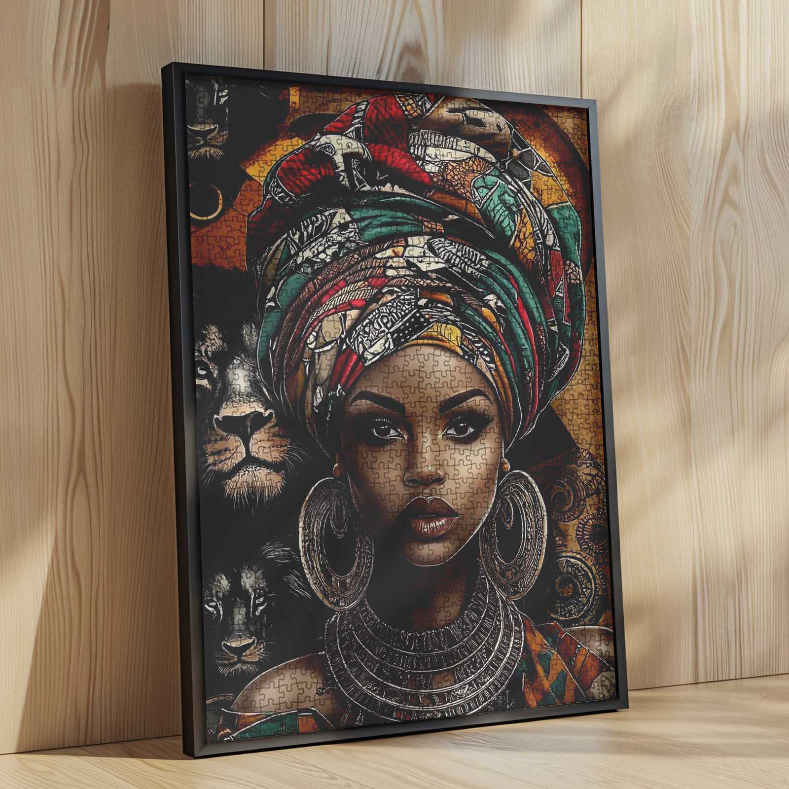 tucocoo-majestic-african-beauty-puzzle-1000-teile-portrait image 4
