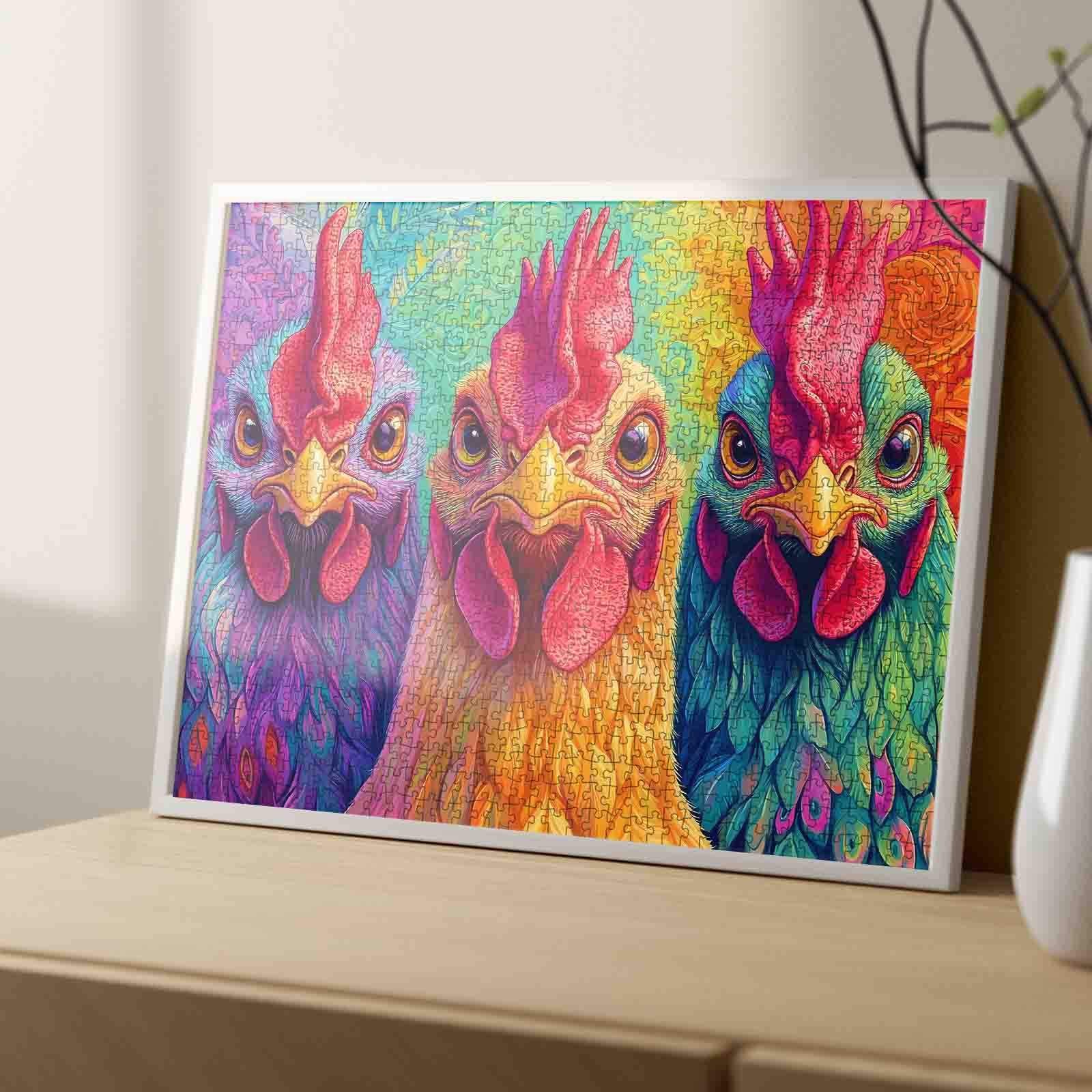 tucocoo-3-hippy-roosters-puzzle-1000-teile-h-hne image 4
