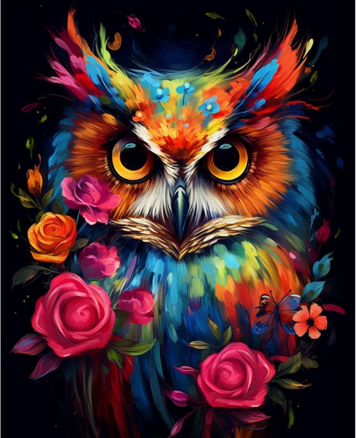 tucocoo-abstract-owl-portrait-malen-nach-zahlen-40x50-eule image 2