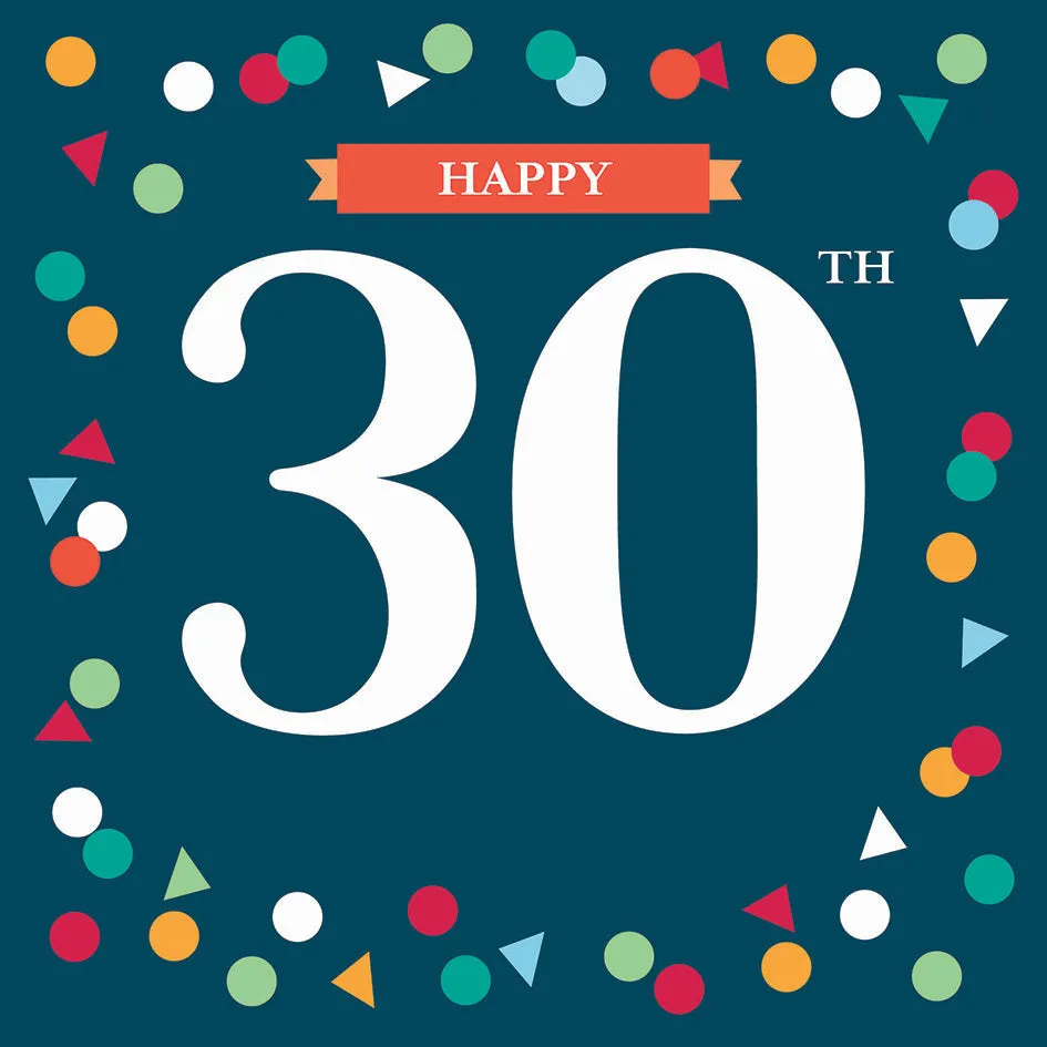 otter-house-age-to-celebrate-30-geburtstagskarte-konfetti image 1