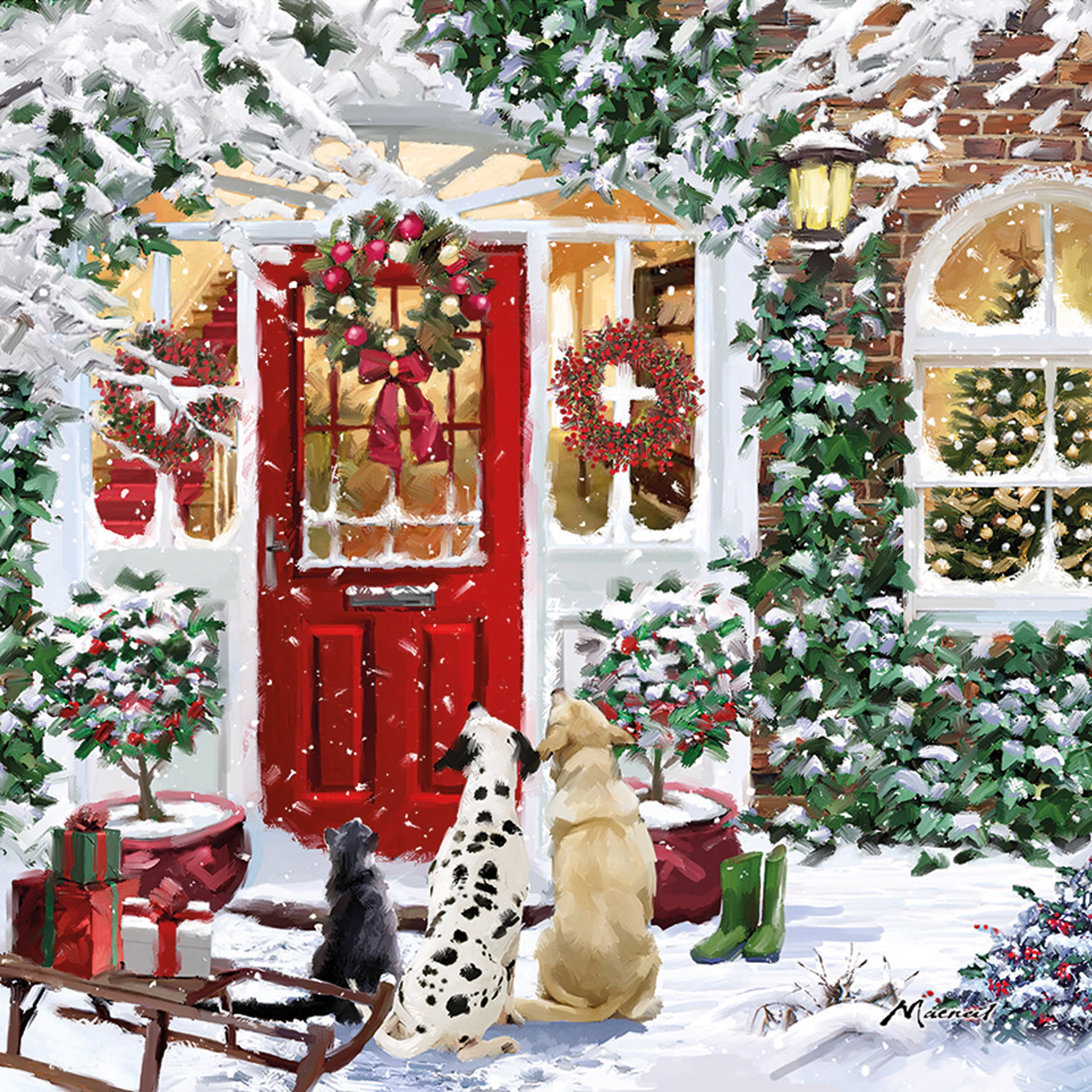 otter-house-it-s-warm-inside-weihnachtskarten-set-sortiert image 4