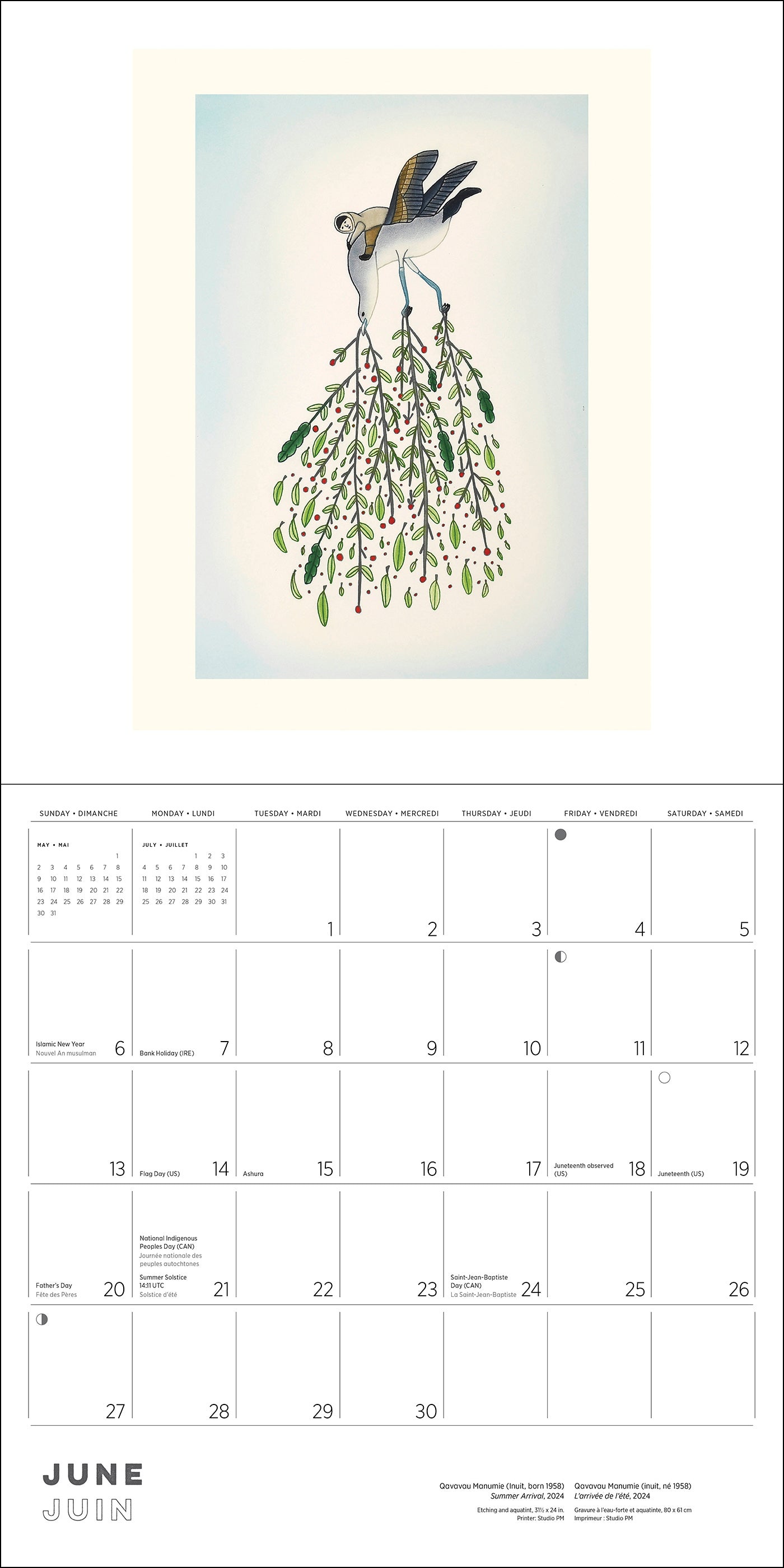 pomegranate-inuit-art-kinngait-2027-wandkalender-tiere image 2