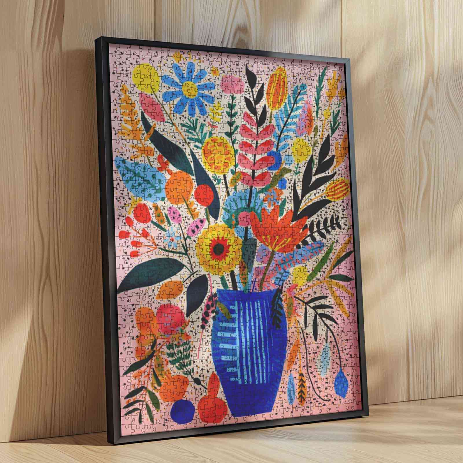 tucocoo-bright-blooms-in-blue-vase-puzzle-1000-teile-blumen image 4