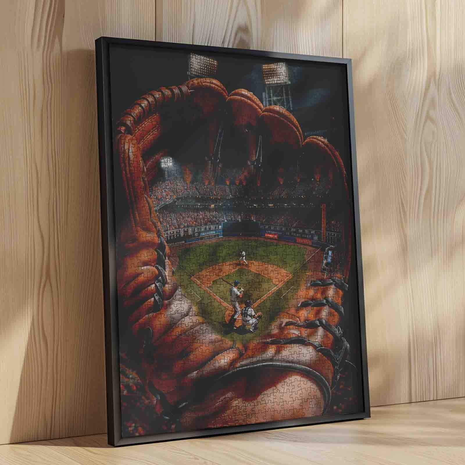 tucocoo-giant-glove-night-baseball-puzzle-1000-teile-sport image 4