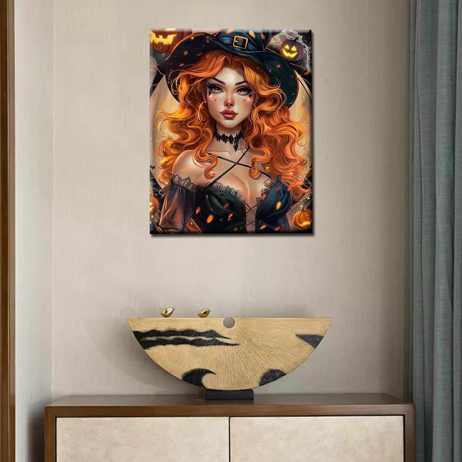 tucocoo-paint-by-numbers-blonde-woman-witch-malen-nach-zahlen-hexe image 2