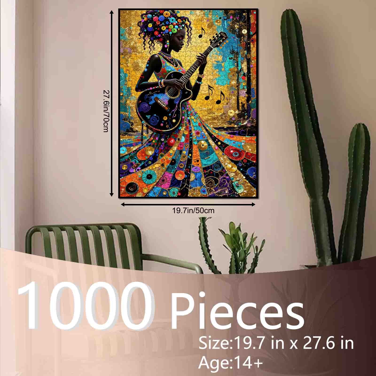 tucocoo-jigsaw-puzzles-guitar-melody-art-puzzle-1000-teile-musik-gitarre image 5