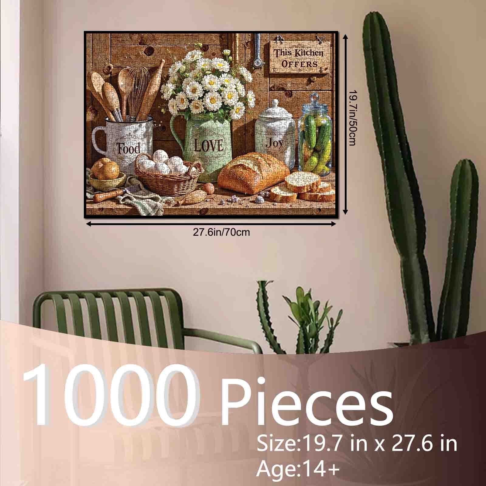 tucocoo-rustic-kitchen-flowers-bread-puzzle-1000-teile-k-che image 5