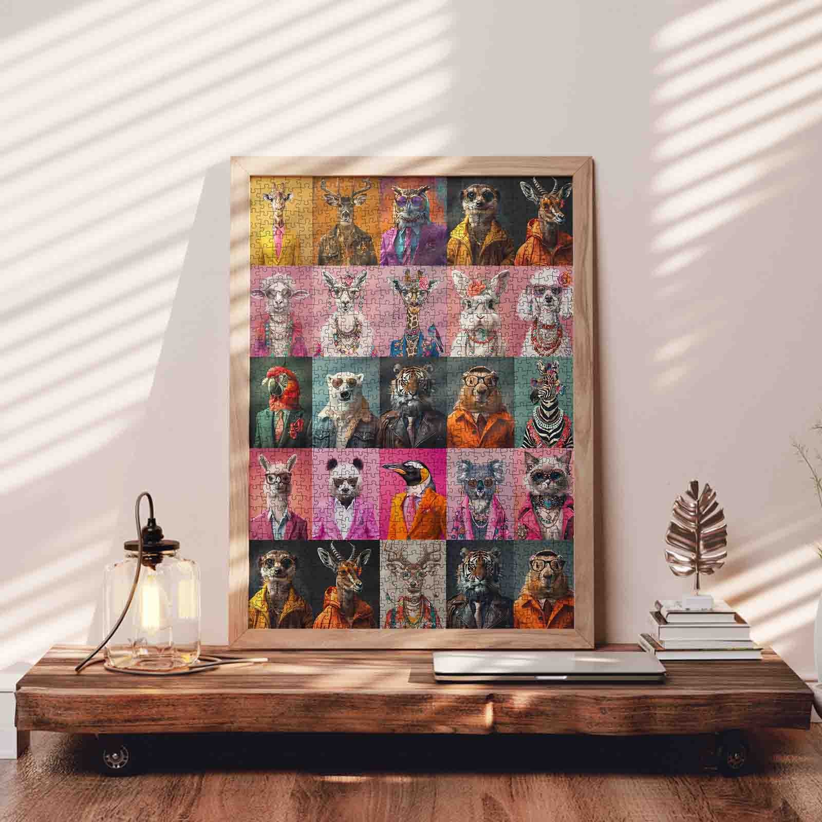 tucocoo-stylish-animal-portrait-gallery-puzzle-1000-teile image 3