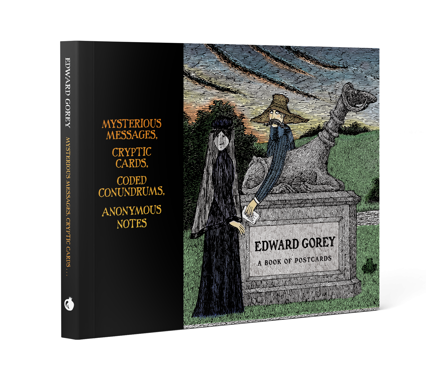 pomegranate-edward-gorey-postkartenbuch-30-humor-karten image 1