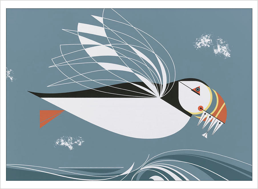 pomegranate-charley-harper-birds-postkartenbuch-30-v-gel image 5