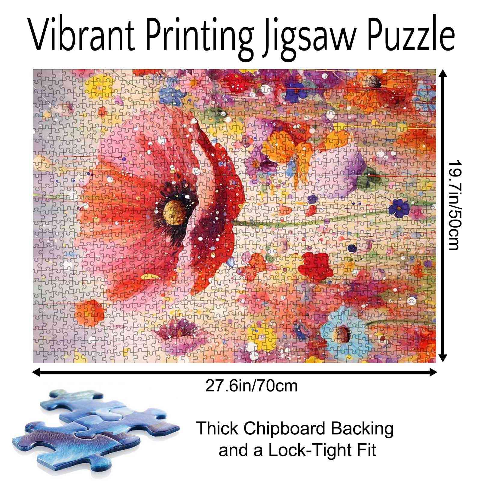 tucocoo-jigsaw-puzzles-red-poppy-puzzle-1000-teile-blumen image 5