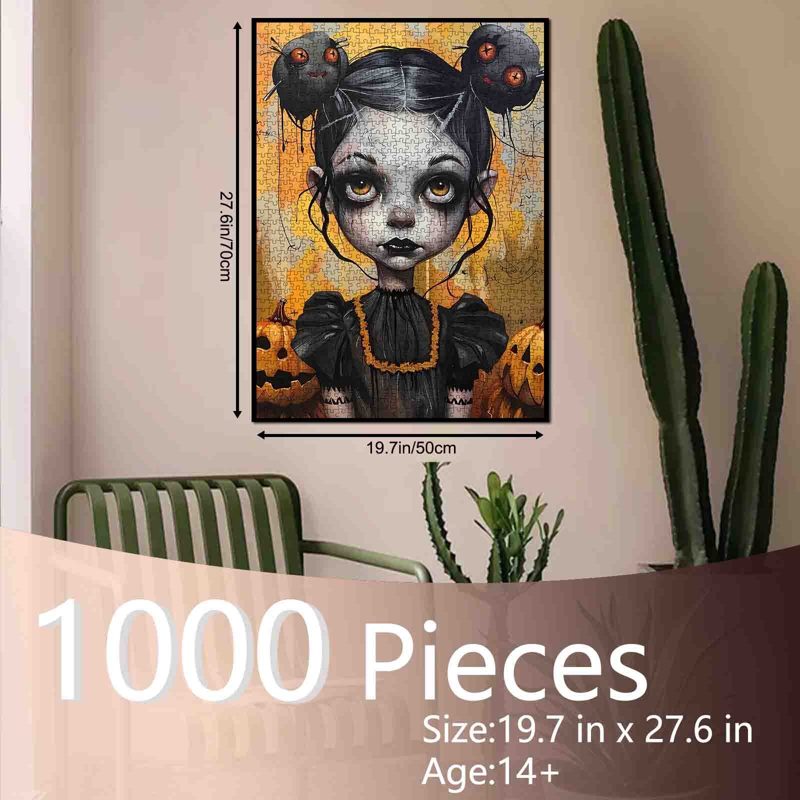 tucocoo-halloween-doll-jigsaw-puzzle-1000-teile-spooky-glow image 5