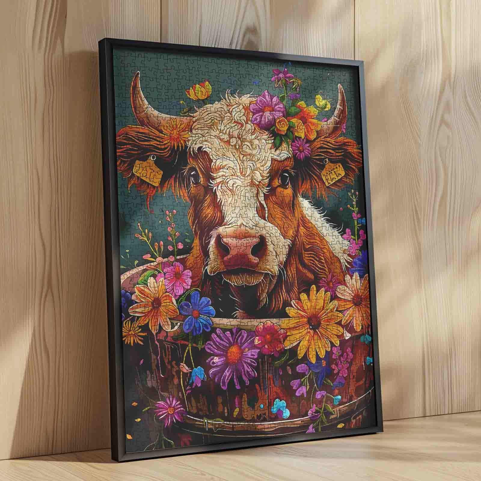 tucocoo-flower-cow-puzzle-1000-teile-blumenkrone image 4